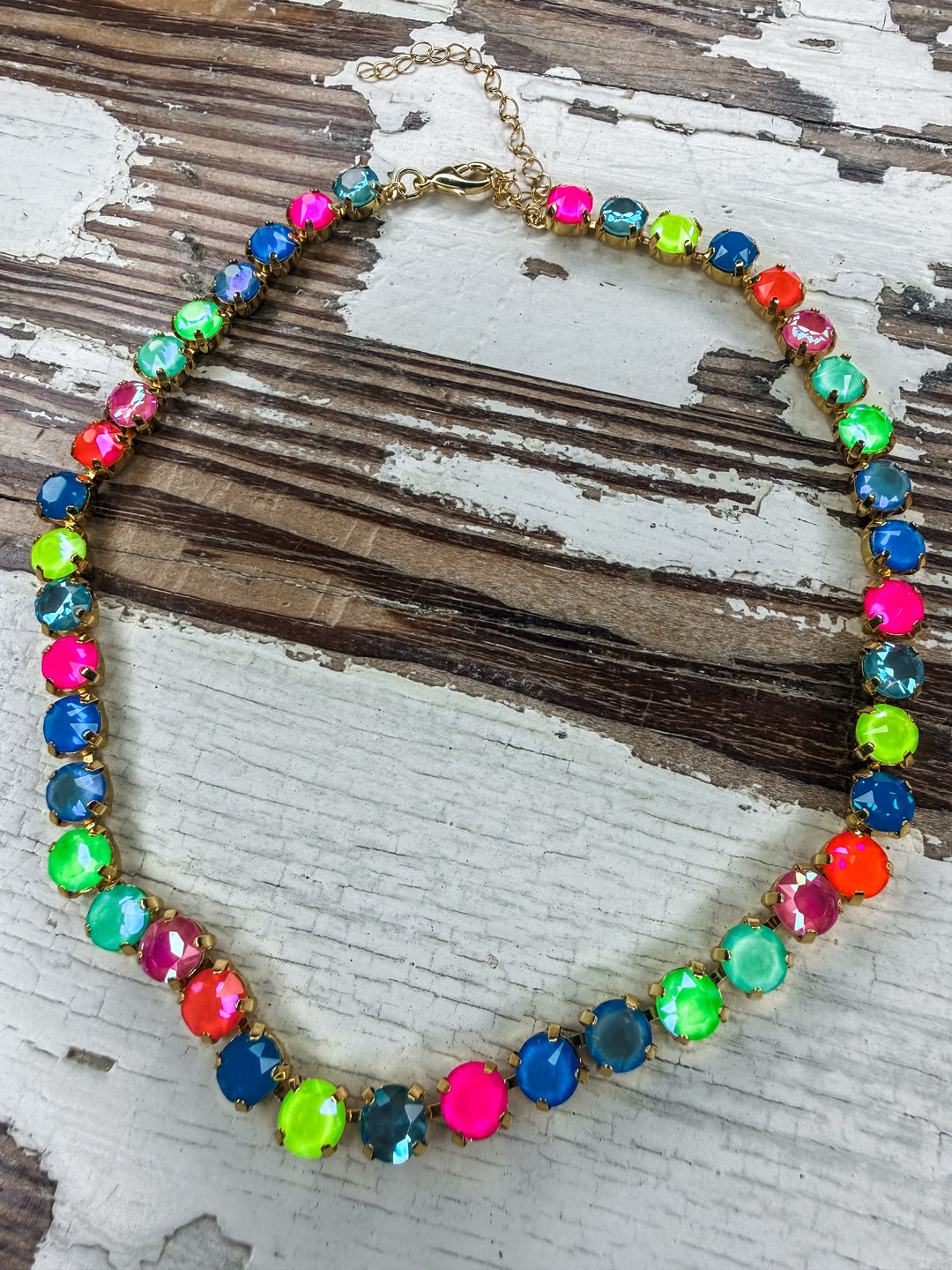 Candy Carnival Small Tennis Necklace