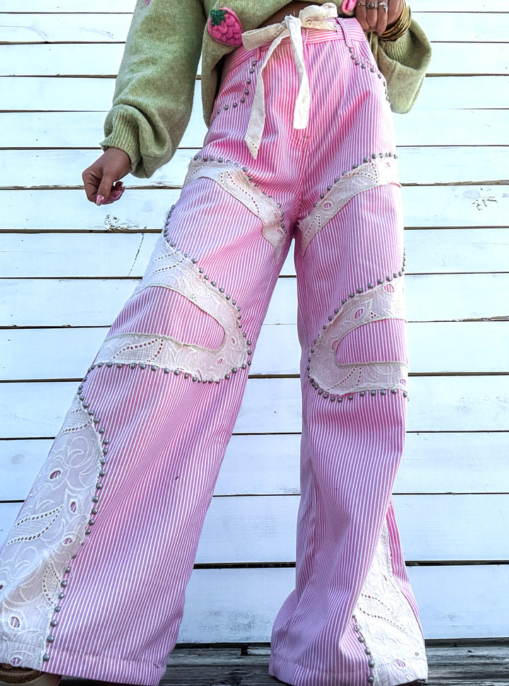 Pink Sunset Wide Leg Pants
