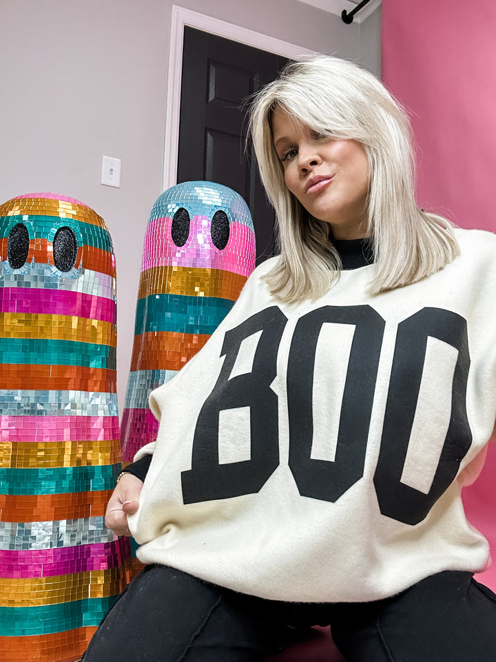Reversible* Boo Crew Mock Neck