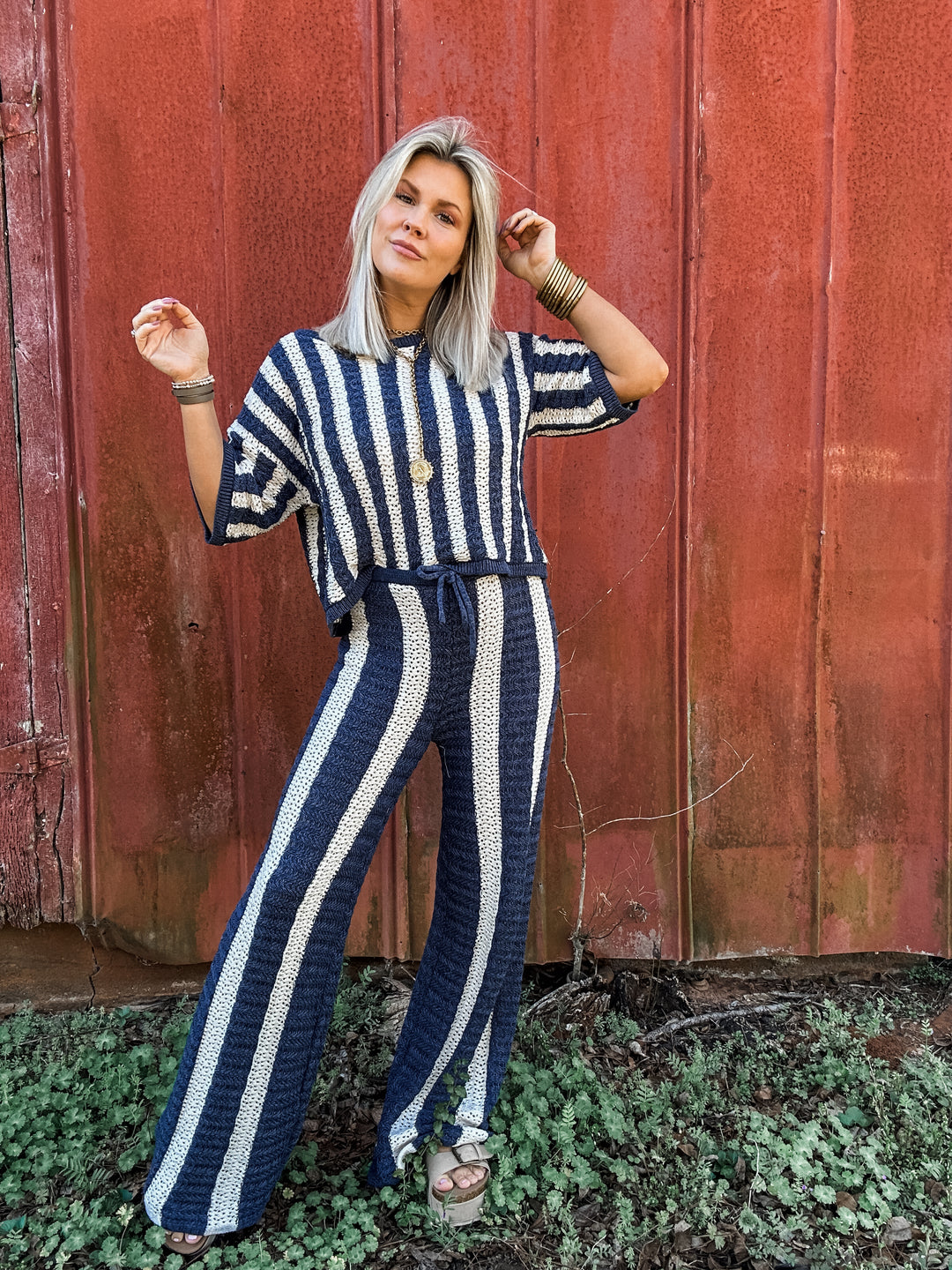 Coastline Coastal Stripe Set