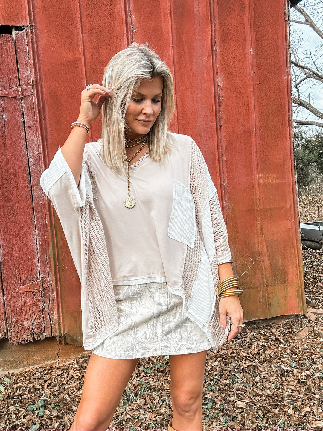 Blended Boundaries Camo Mini Skort