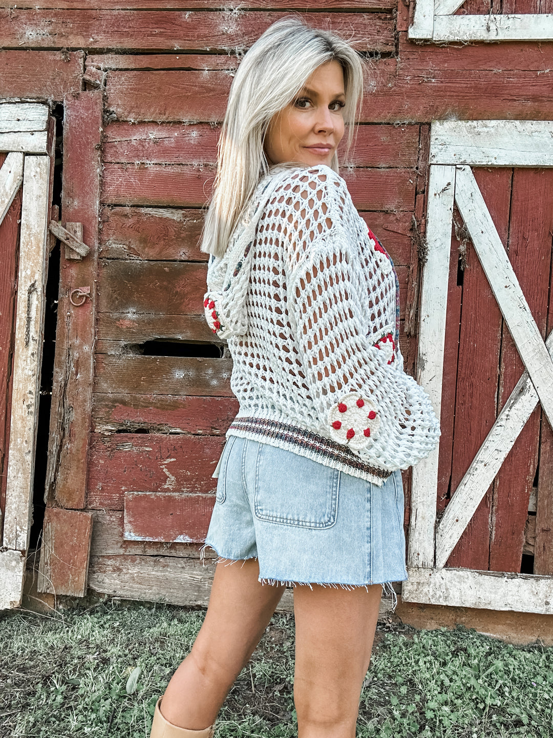 Strawberry Fields Knit Top