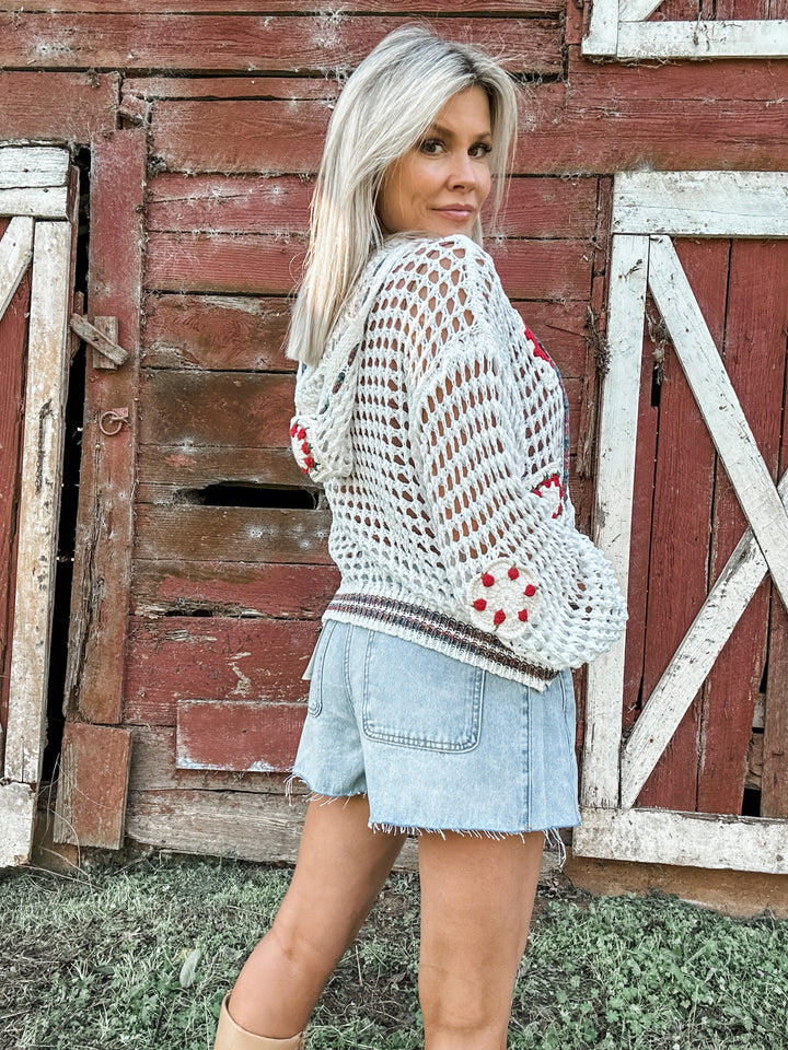 Strawberry Fields Knit Top