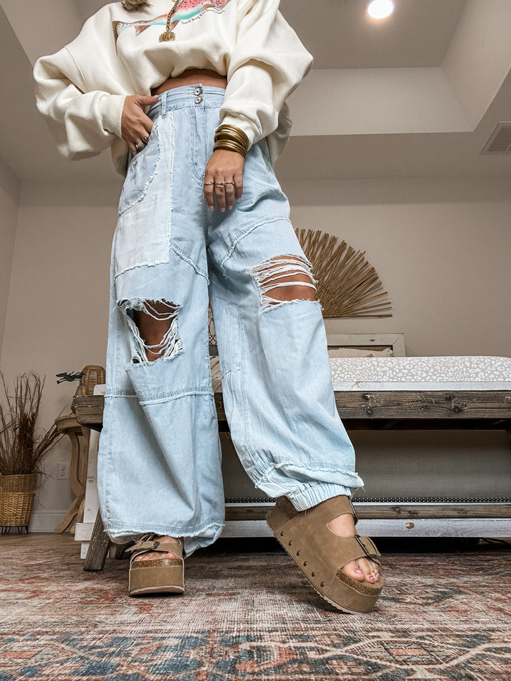 Off Duty Jogger - Denim