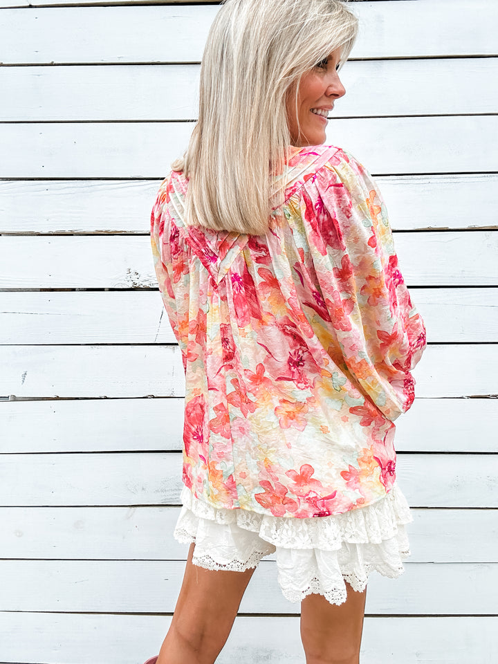 Painted Petals Top