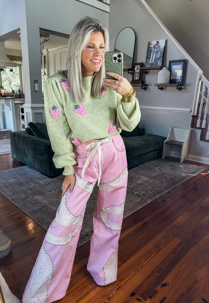 Pink Sunset Wide Leg Pants