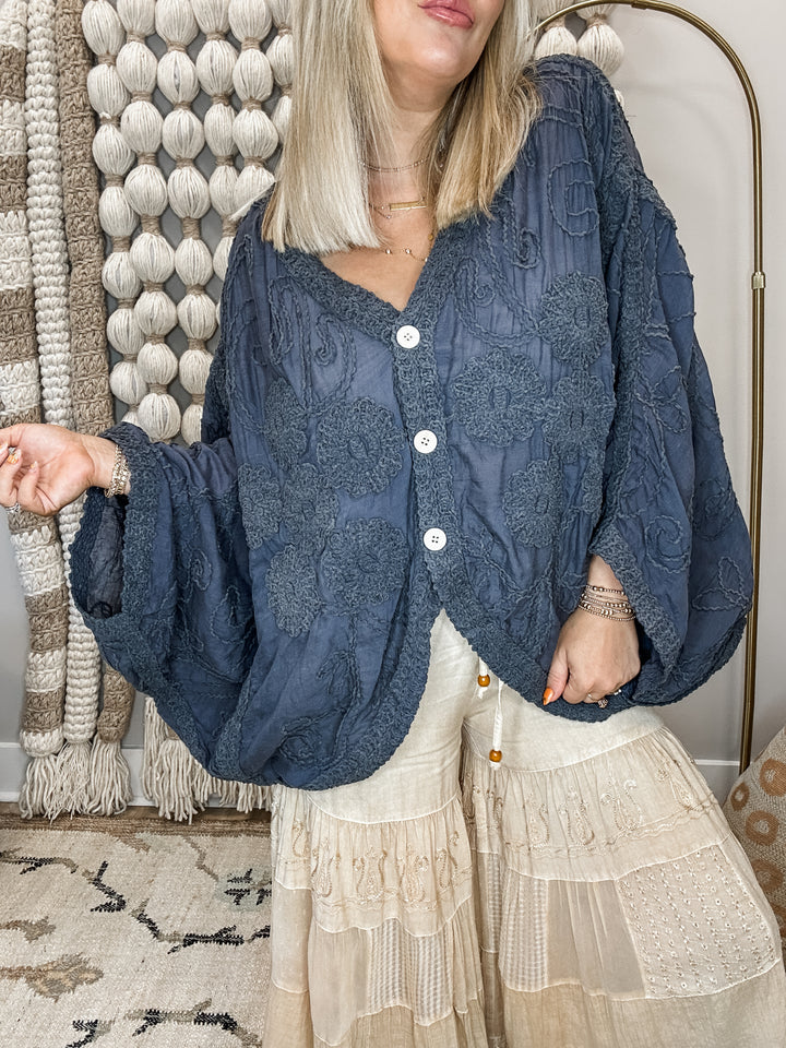 Fall Into It Stitched Top