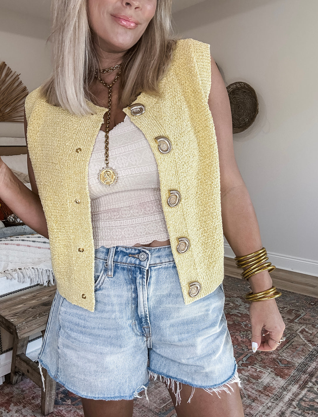 Golden Coast Knit Tank