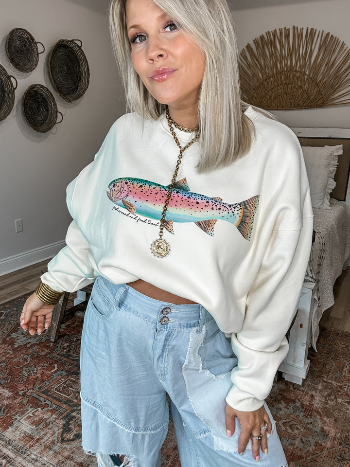 Rainbow Trout Sweatshirt