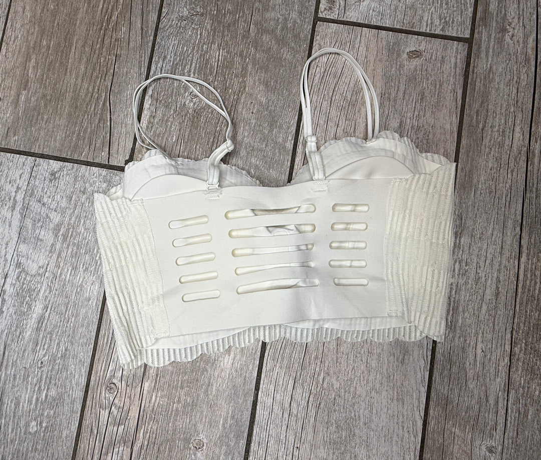Laser Cut Scallop Edge Bralette