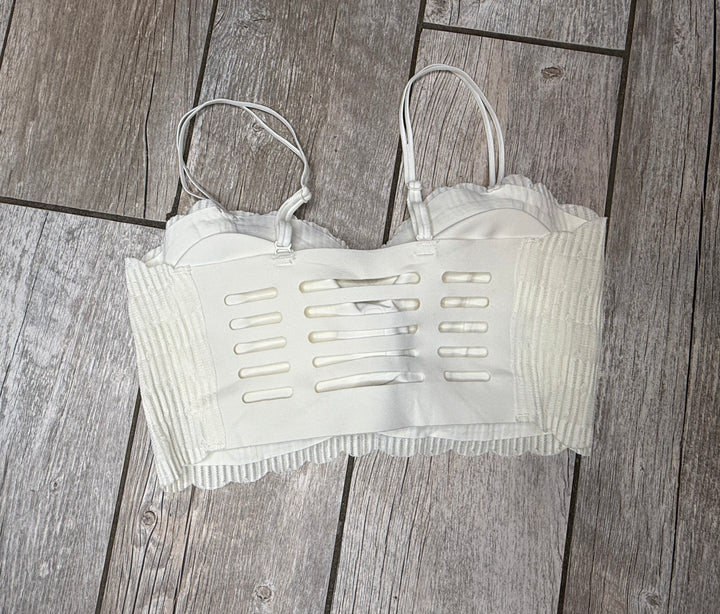 Laser Cut Scallop Edge Bralette