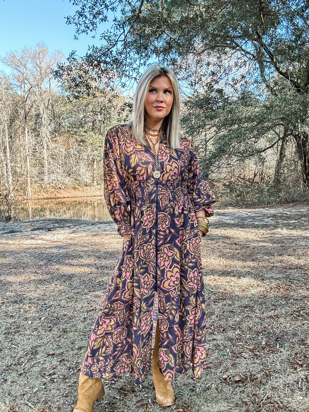 Midnight Bloom Maxi