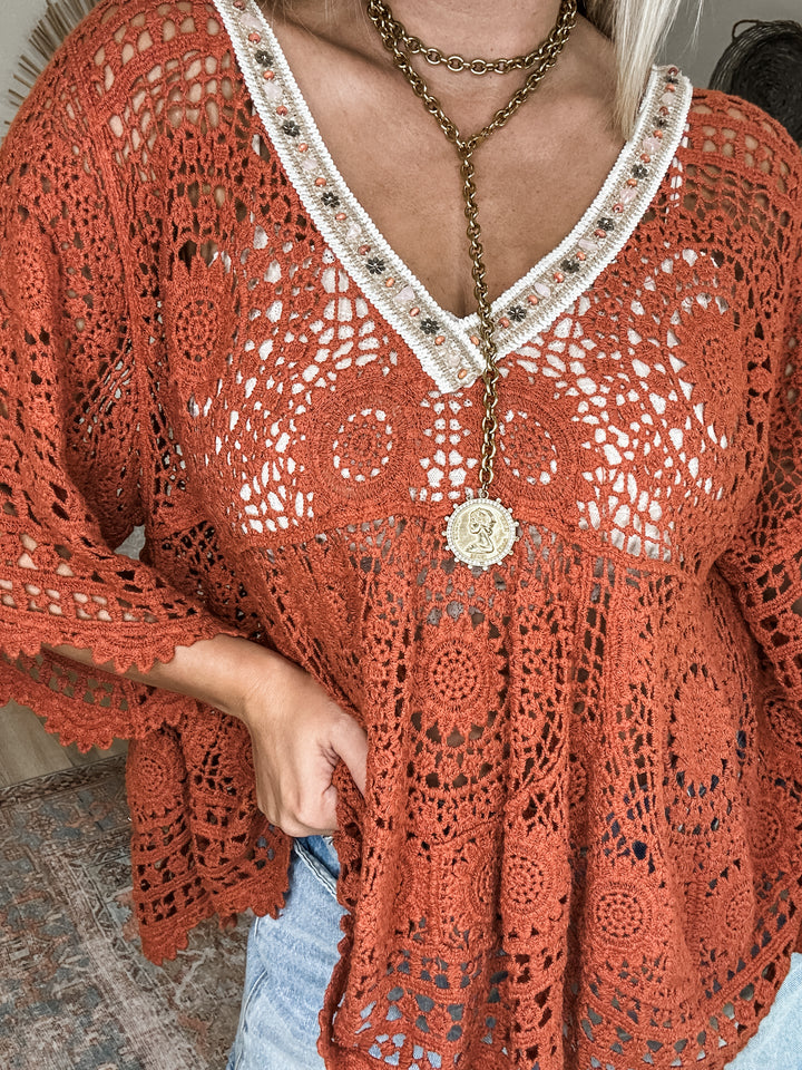 Fine Edge Top - Rust