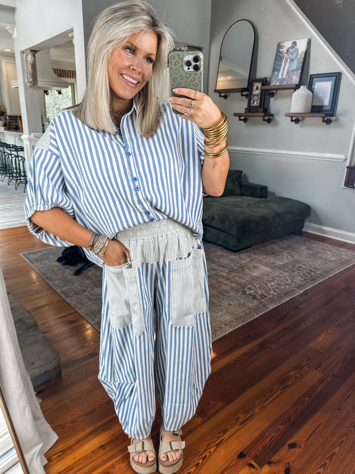 The Lineup Denim Blue Set
