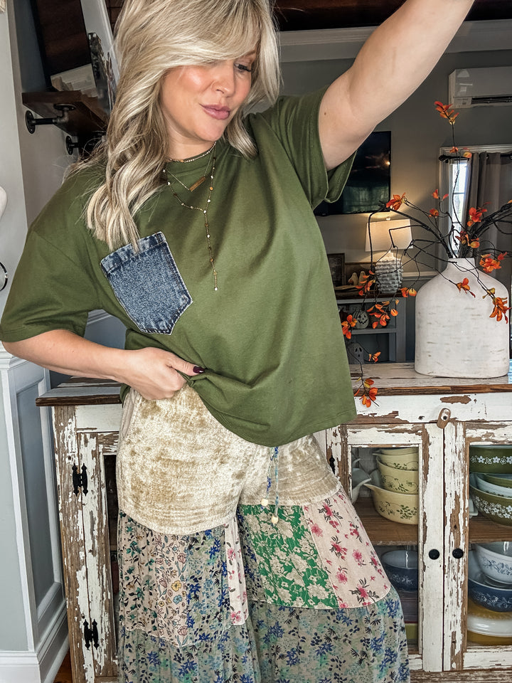 Surprise Me Top - Dark Olive