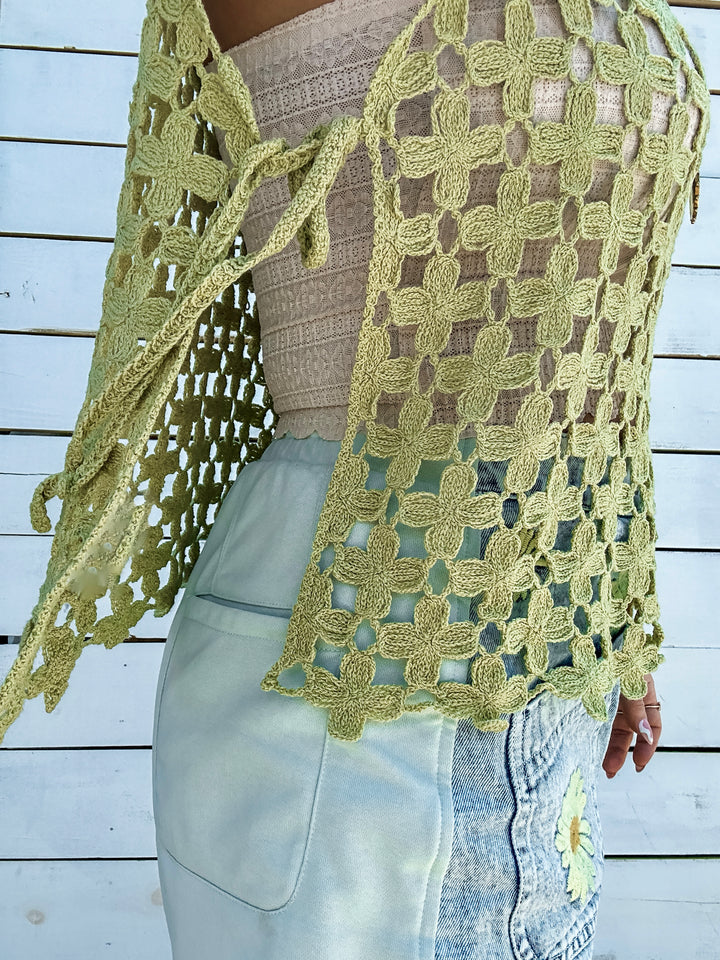 Summer Stitch Embroidered Shorts