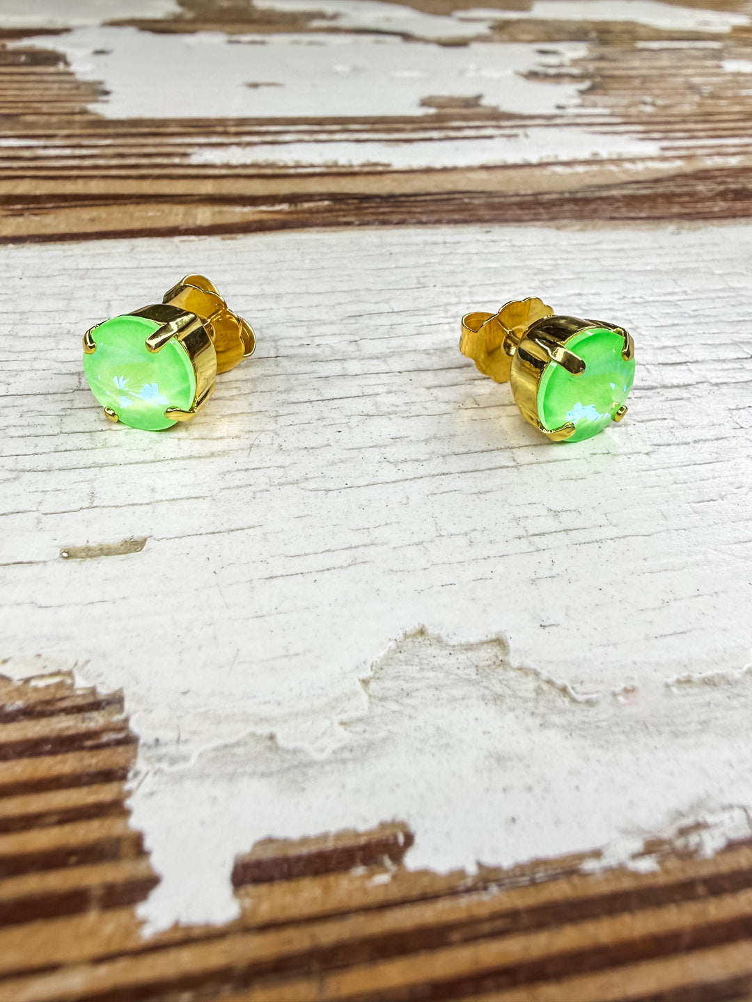 Electric Green Studs