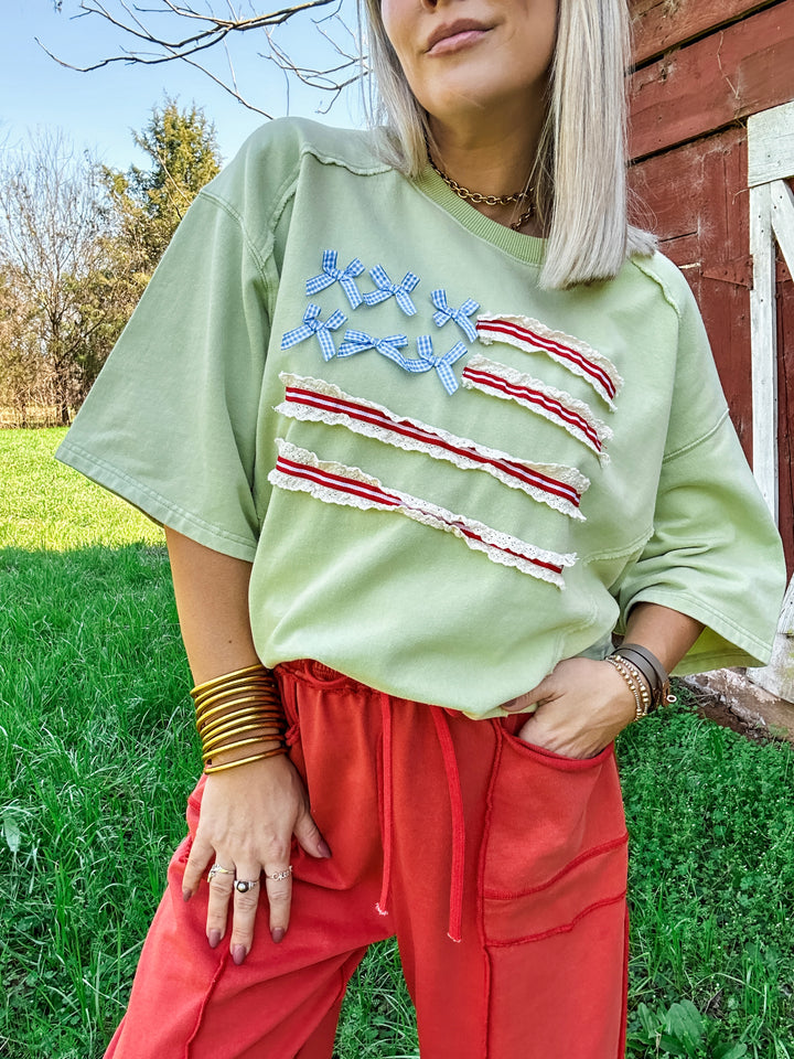 Star Spangled Sweetheart Top