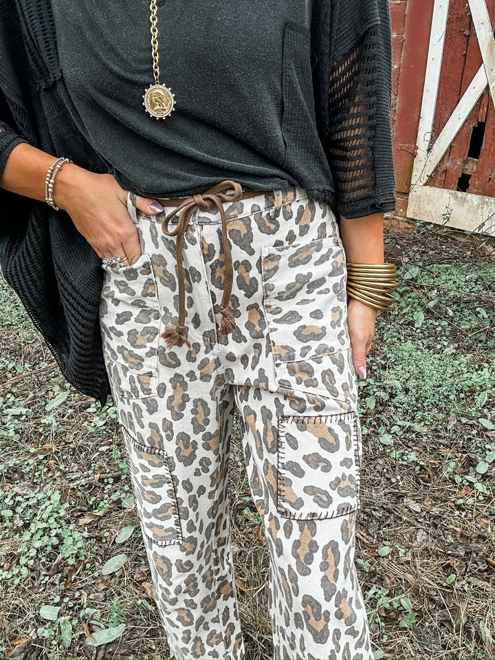 Wild Wash Leopard Patched Barrels