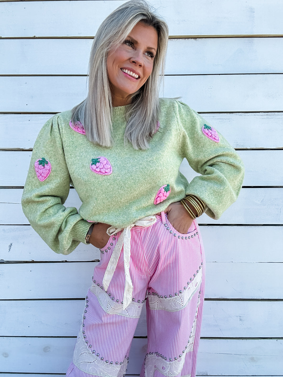 Pink Sunset Wide Leg Pants