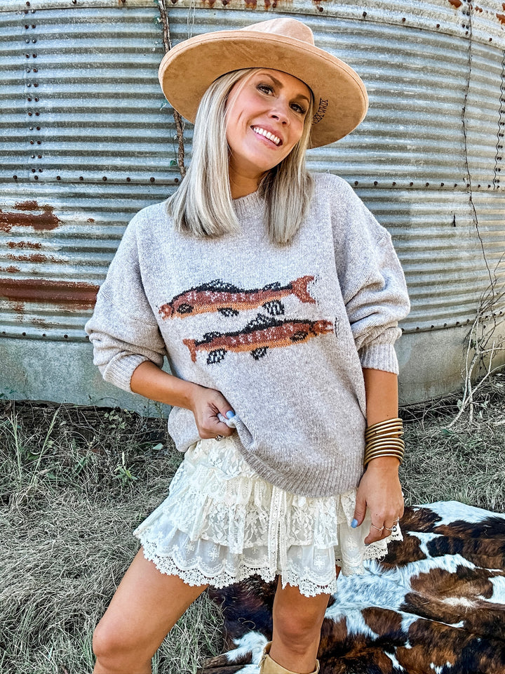 Catch & Release Oatmeal Sweater