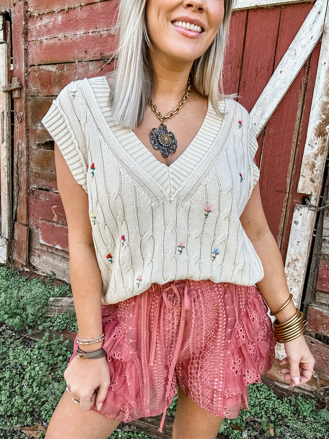 Garden Girl Era Sweater Vest