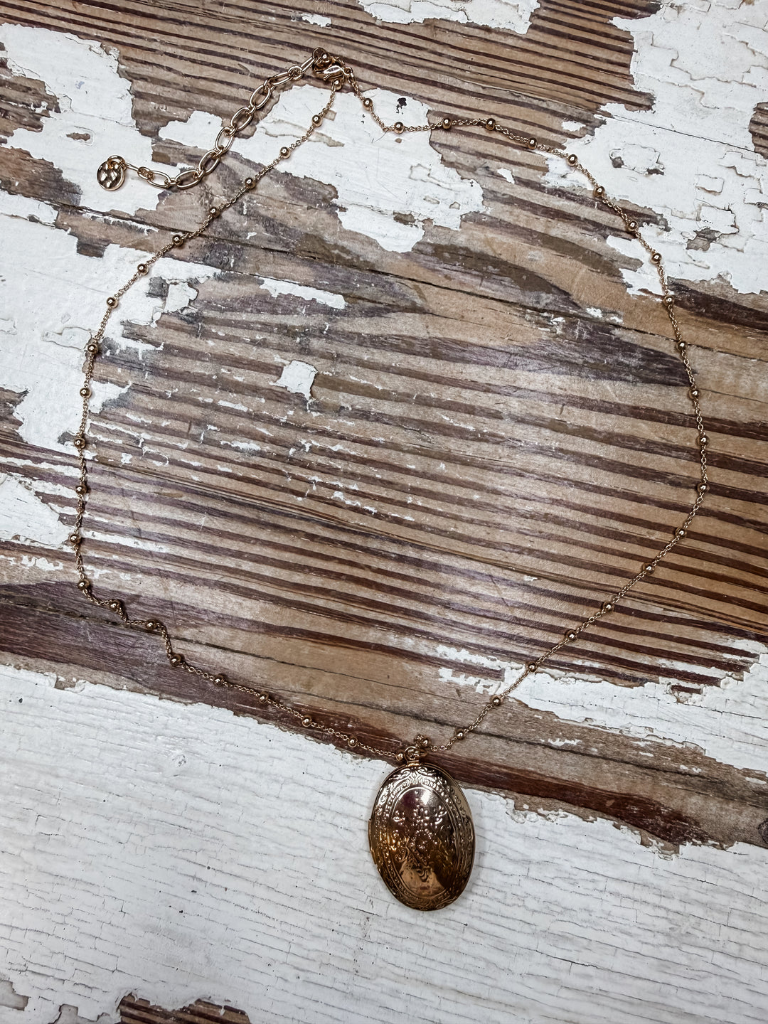 Gold Locket Necklace
