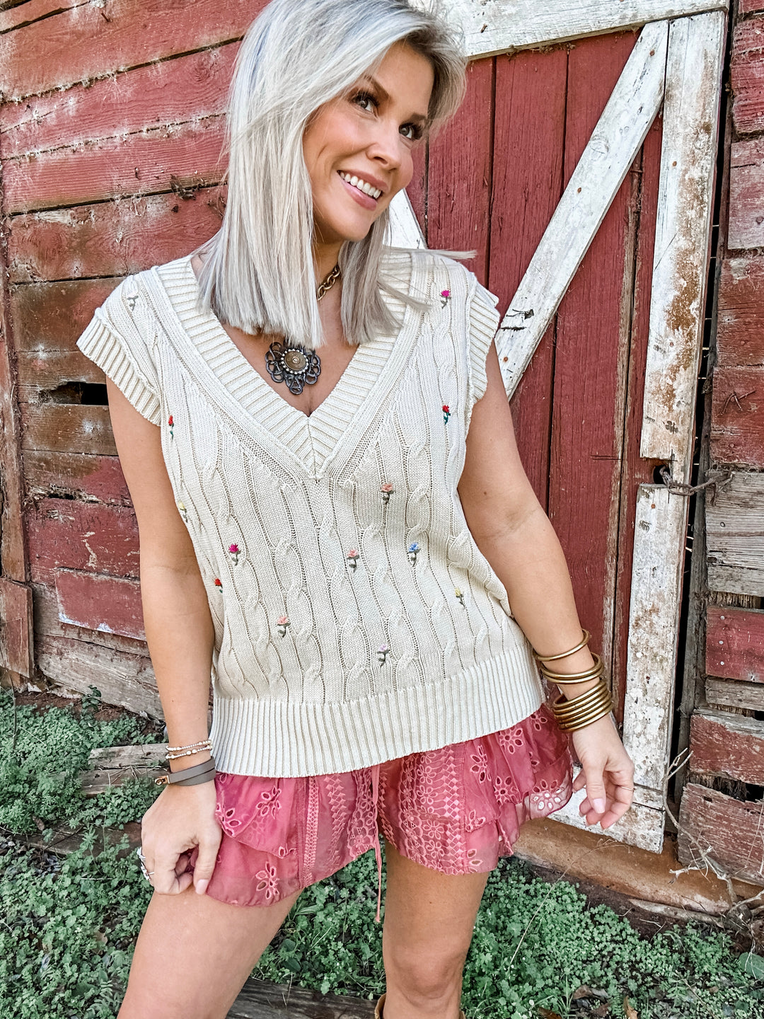 Garden Girl Era Sweater Vest