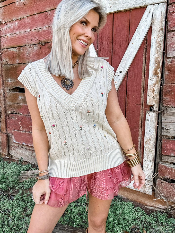 Garden Girl Era Sweater Vest