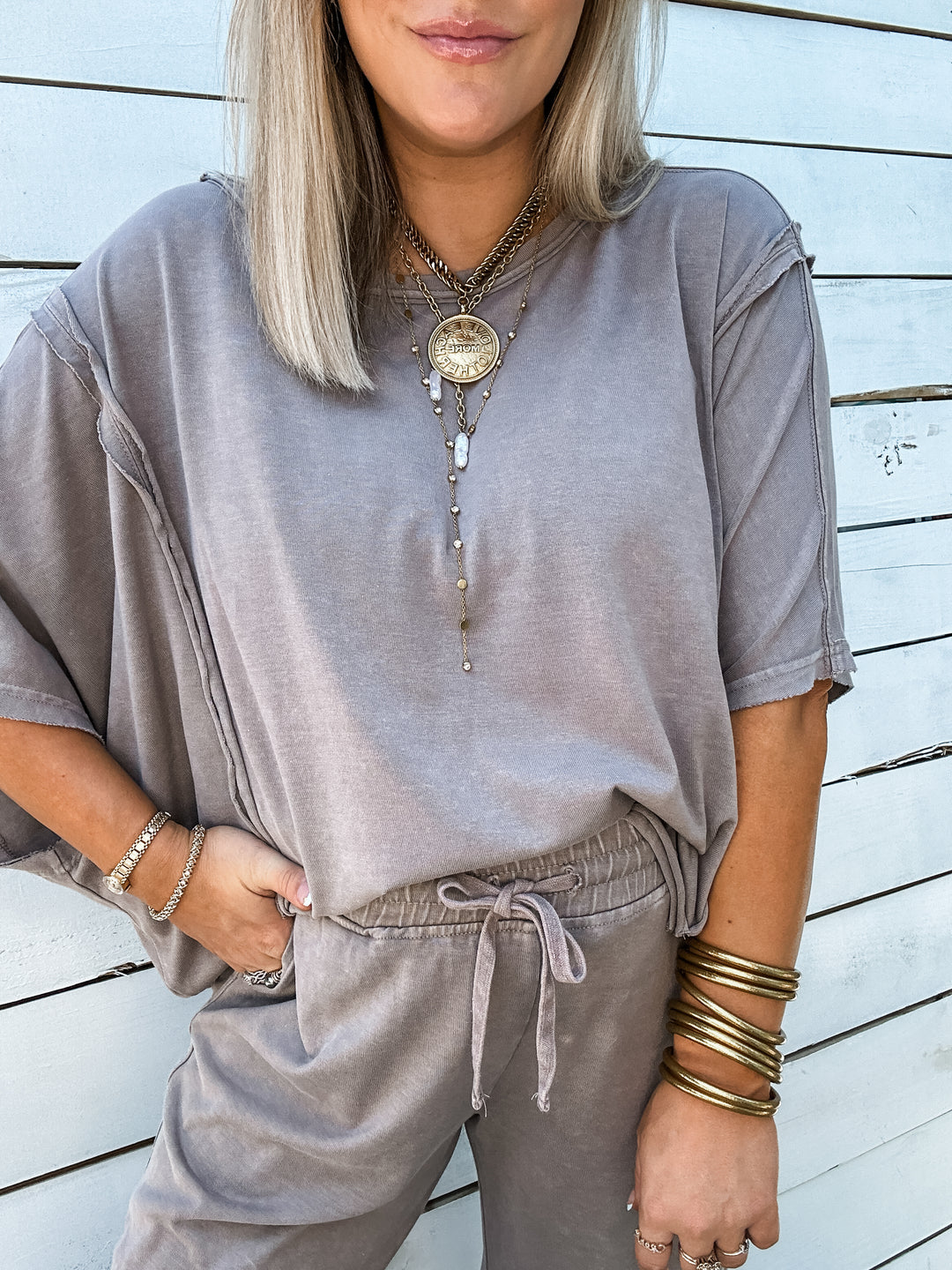 Effortlessly Yours Top - Mocha