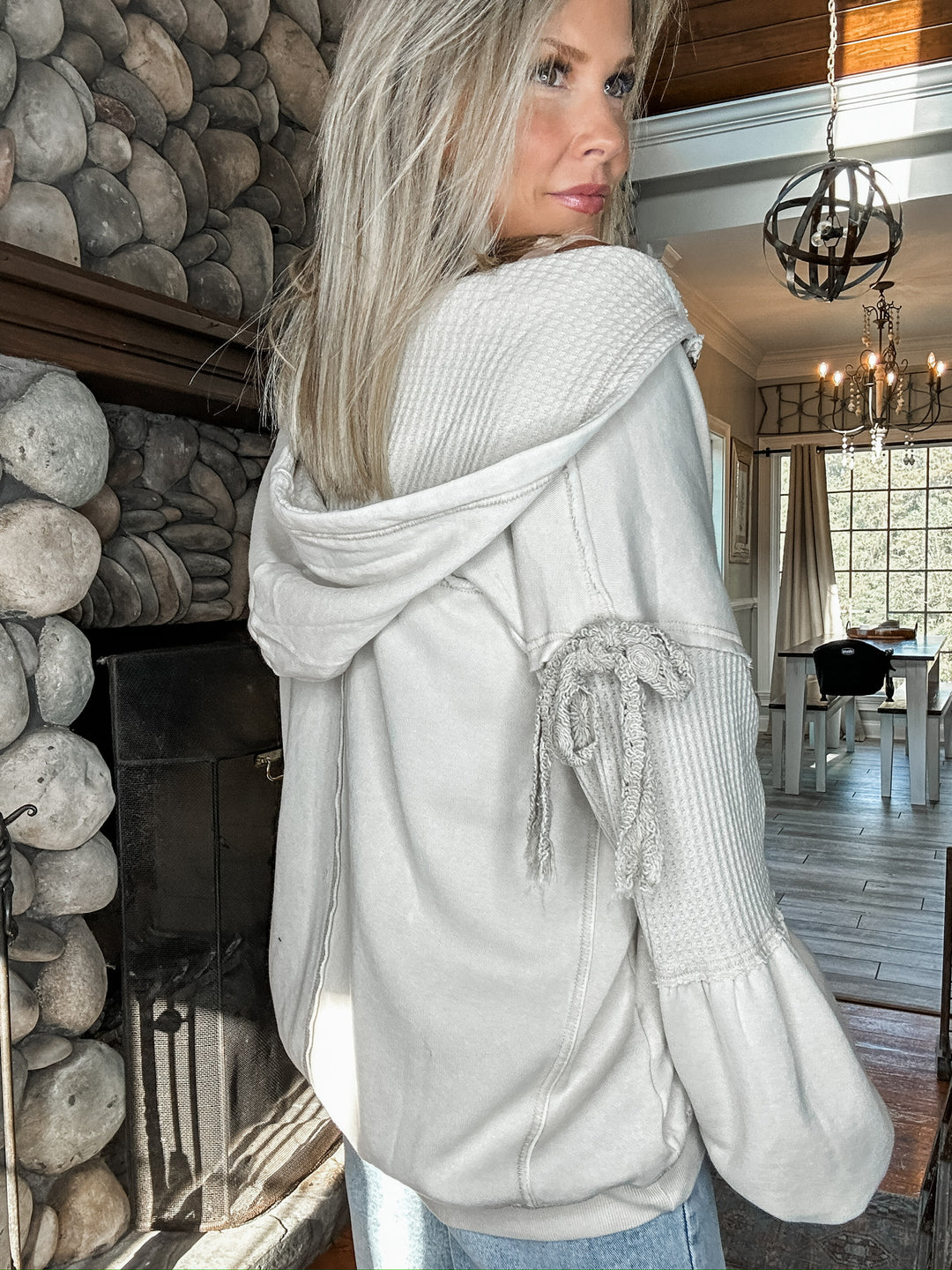 Fade Away Mineral Wash Hoodie - Taupe