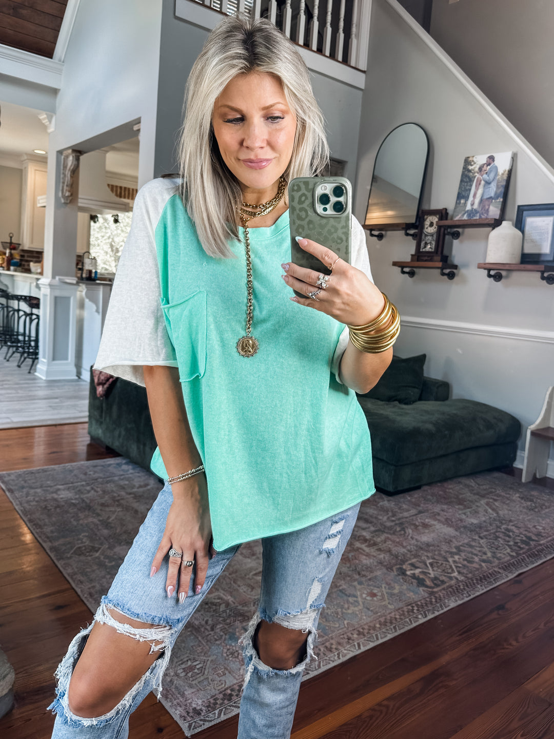 Hometown Hero Relaxed Tee - Mint