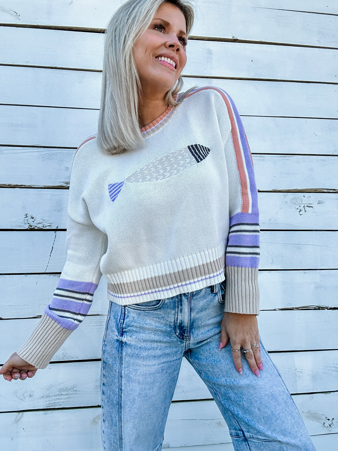 Color Catch Summer Sweater