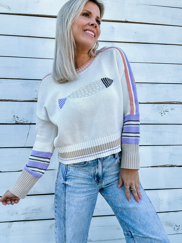 Color Catch Summer Sweater