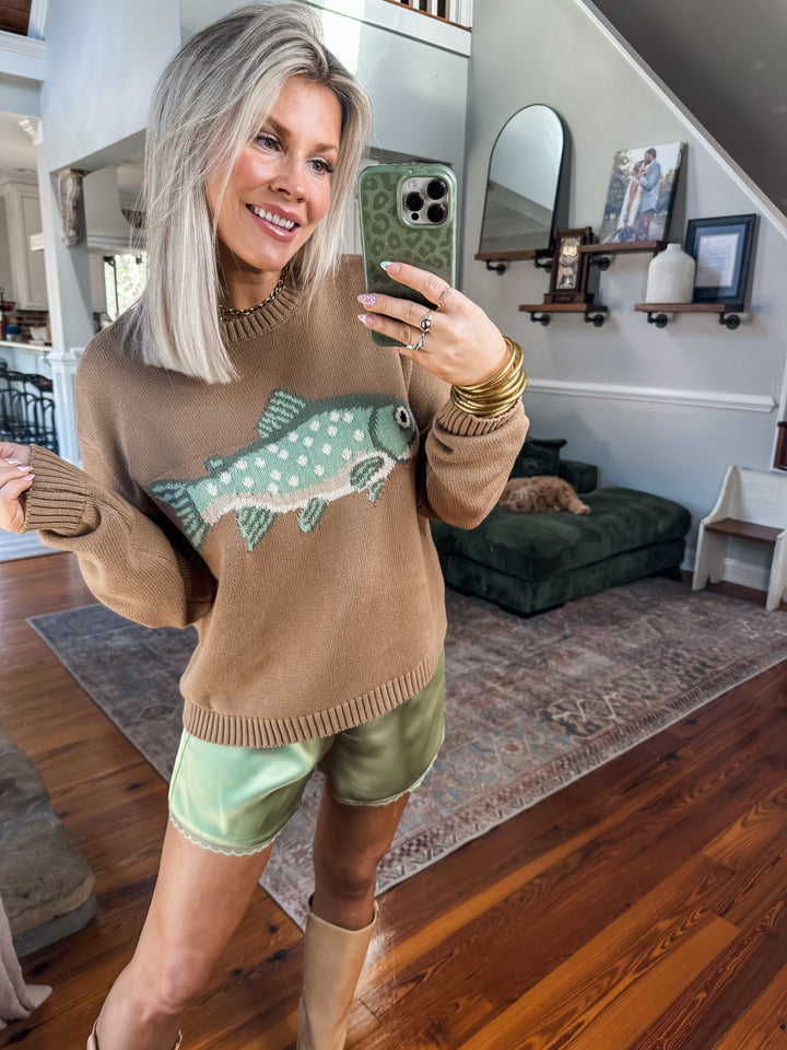 Lucky Lace Satin Shorts - Green