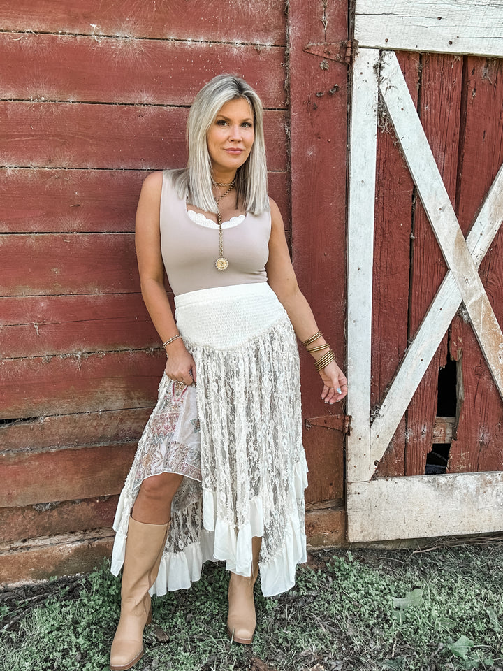 Wild Bloom Maxi Skirt