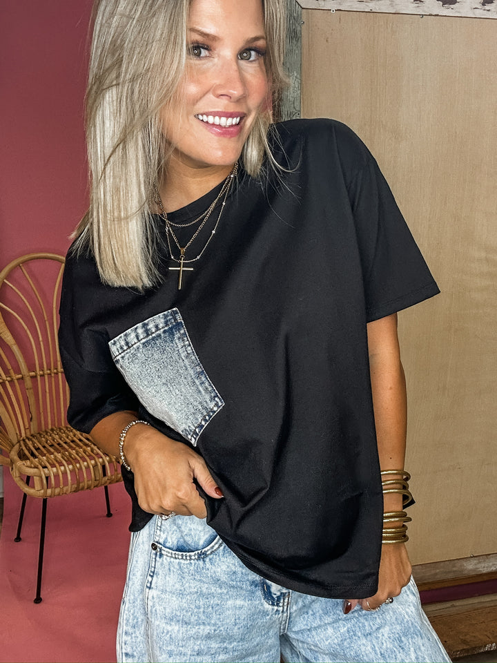 Surprise Me Top - Black