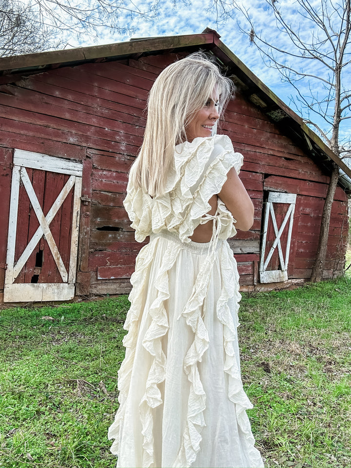 Feeling Free Ruffled Maxi