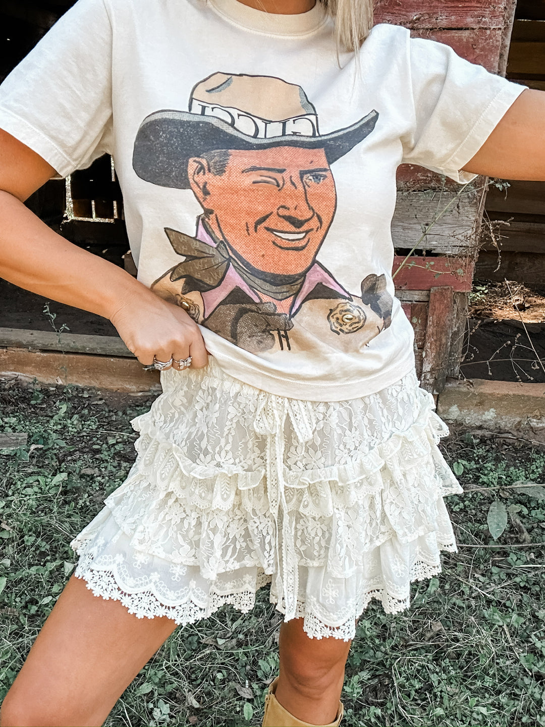 Free Spirit Flirty Lace Shorts