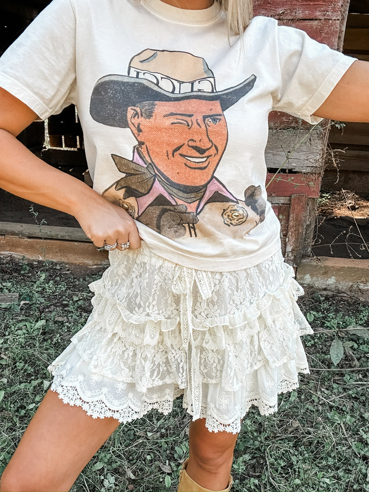 Free Spirit Flirty Lace Shorts