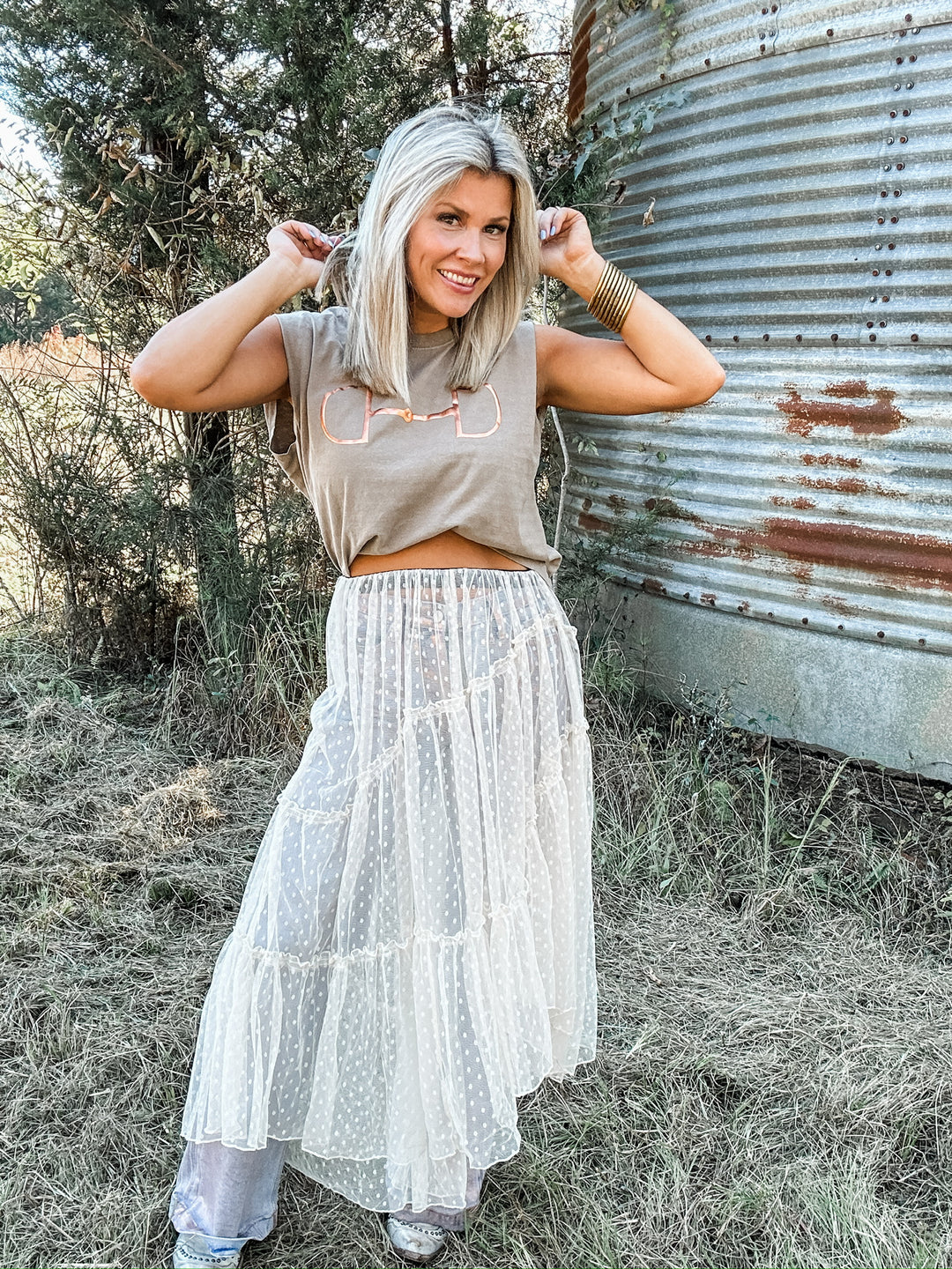 Whispered Lace Skirt Overlay