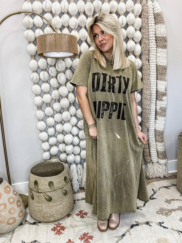 Dirty Hippie T-shirt Dress