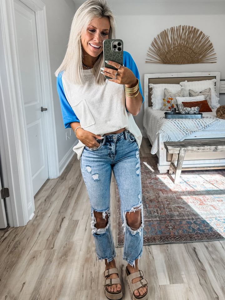 Hometown Hero Relaxed Tee - Blue