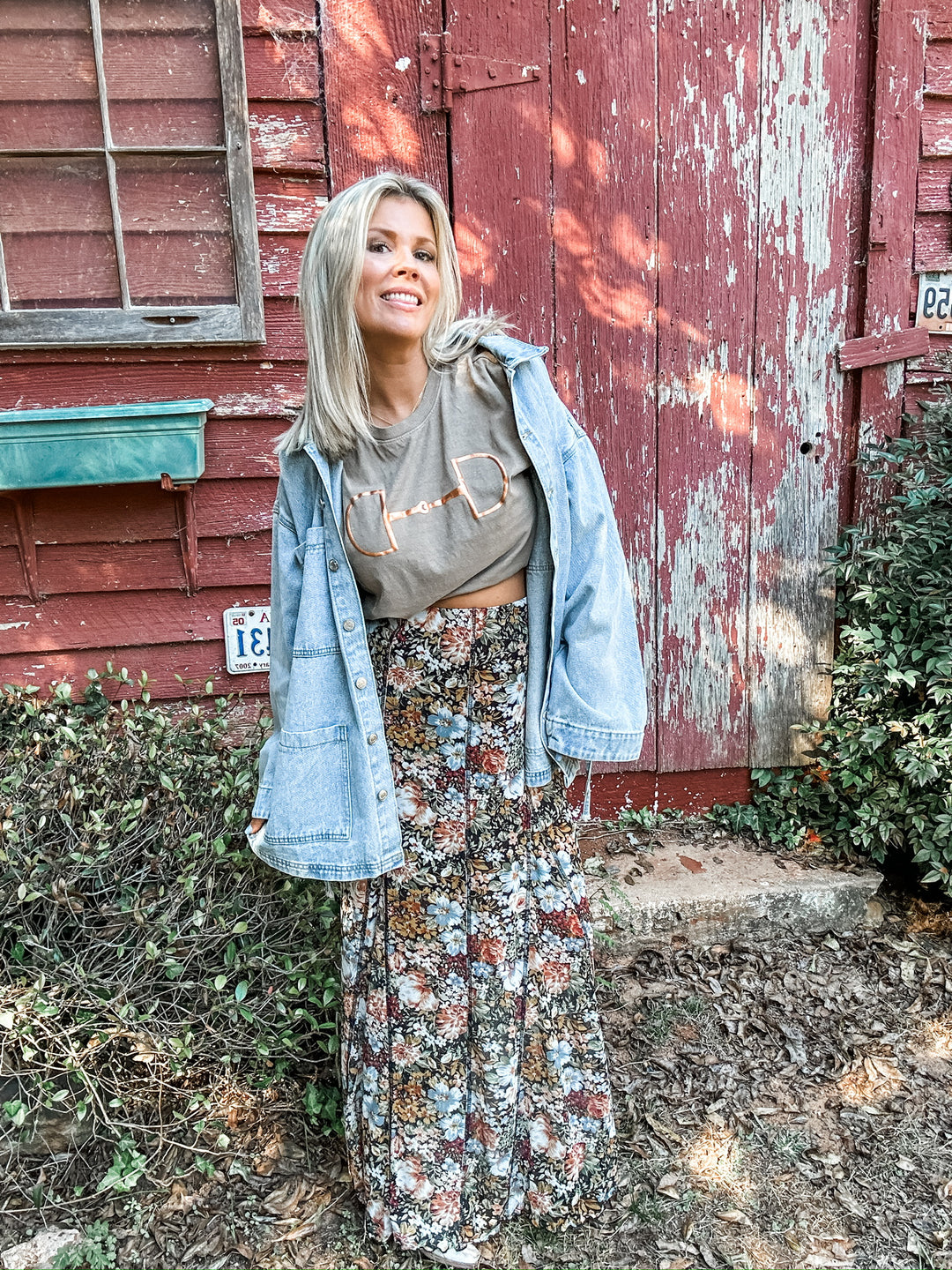 Vintage Soul Floral Maxi Skirt