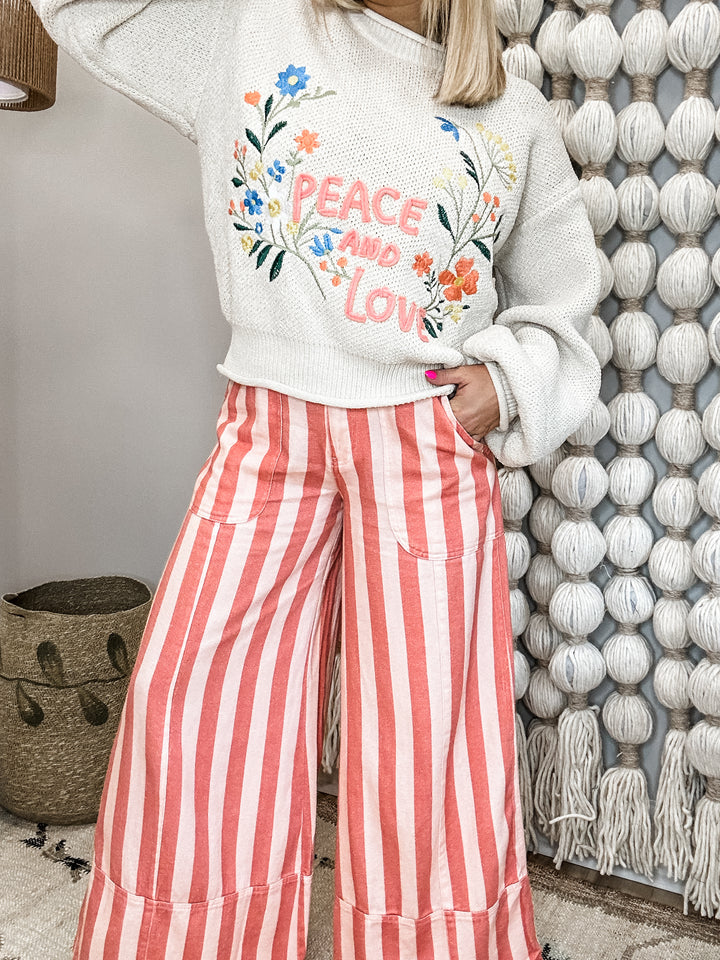 Peace & Love Sweater