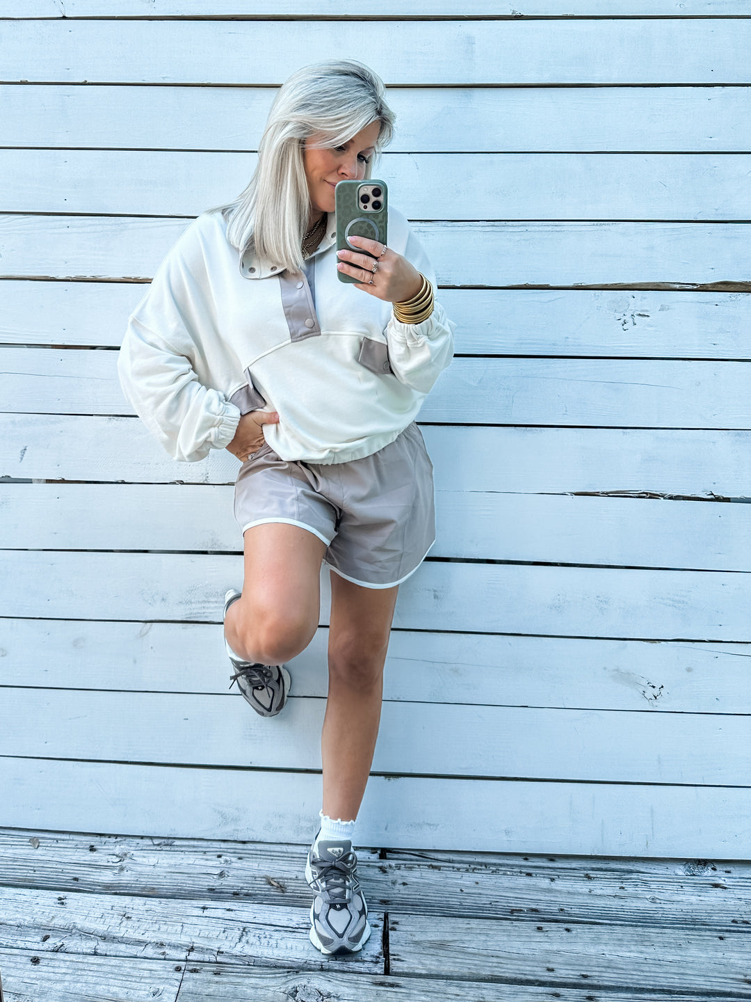 Weekend Wins Set - Bone/Mocha
