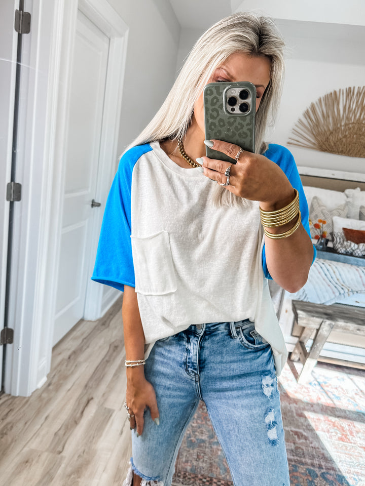 Hometown Hero Relaxed Tee - Blue