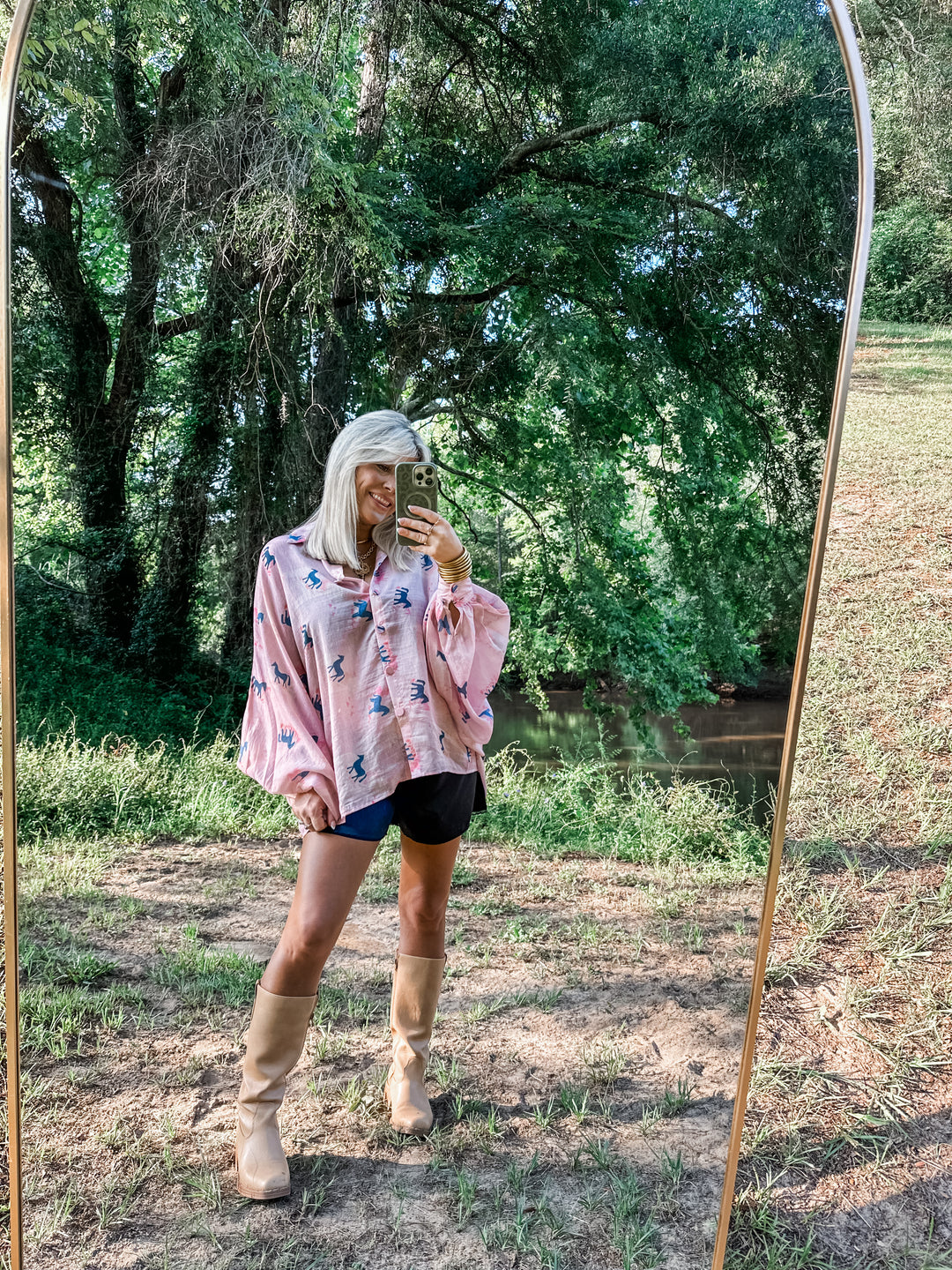 Wild Reins Oversized Top