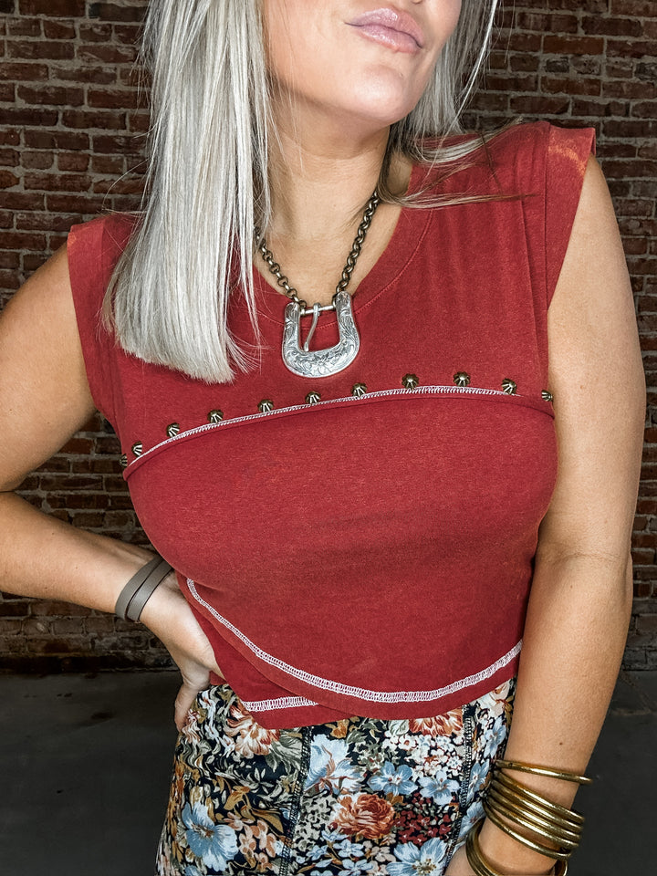 Everyday Edge Top - Redwood