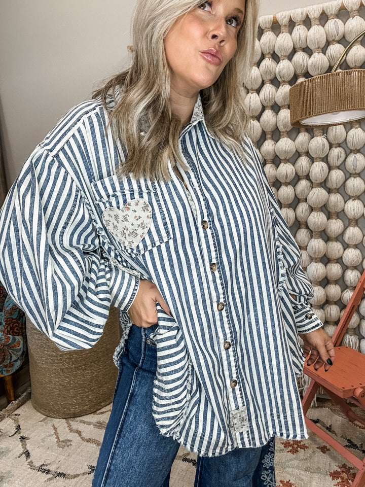 Something Old, Something Blue Top
